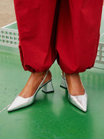 Biamaralyn Metallic Slingbacks