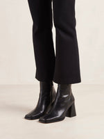 South Leather Boot in Black