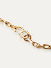 Art Heart Chain Necklace in Gold