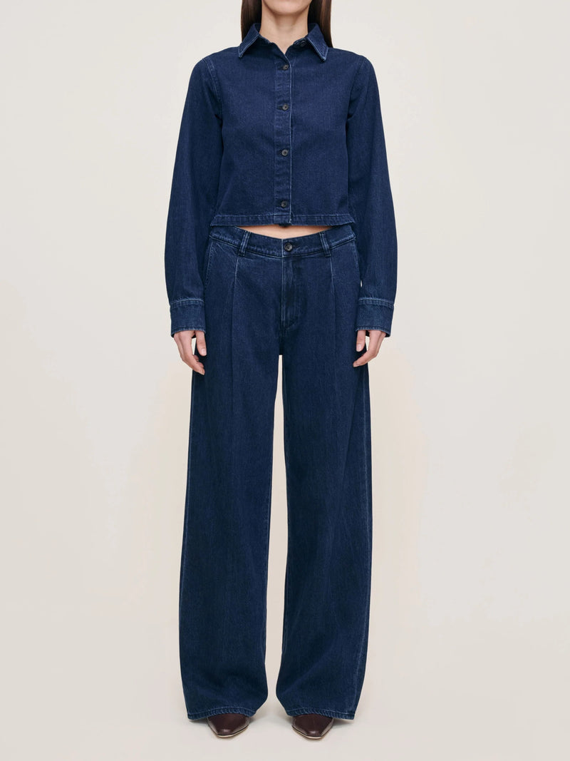 Montauk Shirt in Rain Storm