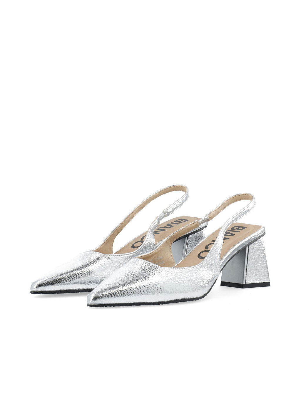 Biamaralyn Metallic Slingbacks