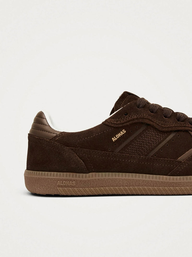 Rife Leather Sneakers in Brown
