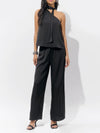 Lisette Scarf Top in Black