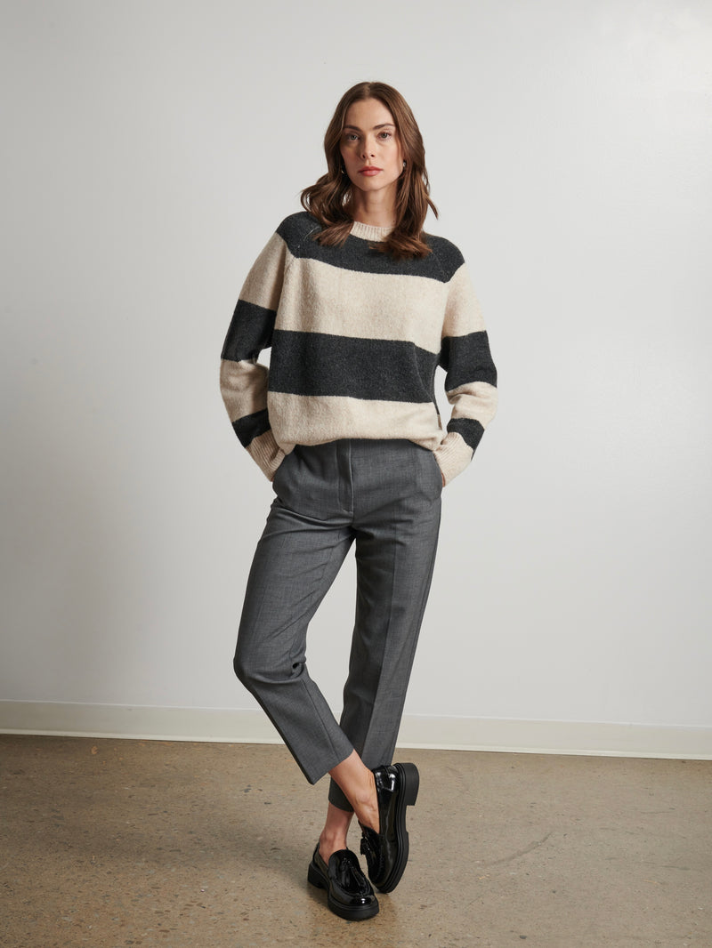 Austin Stripe Crew Knit