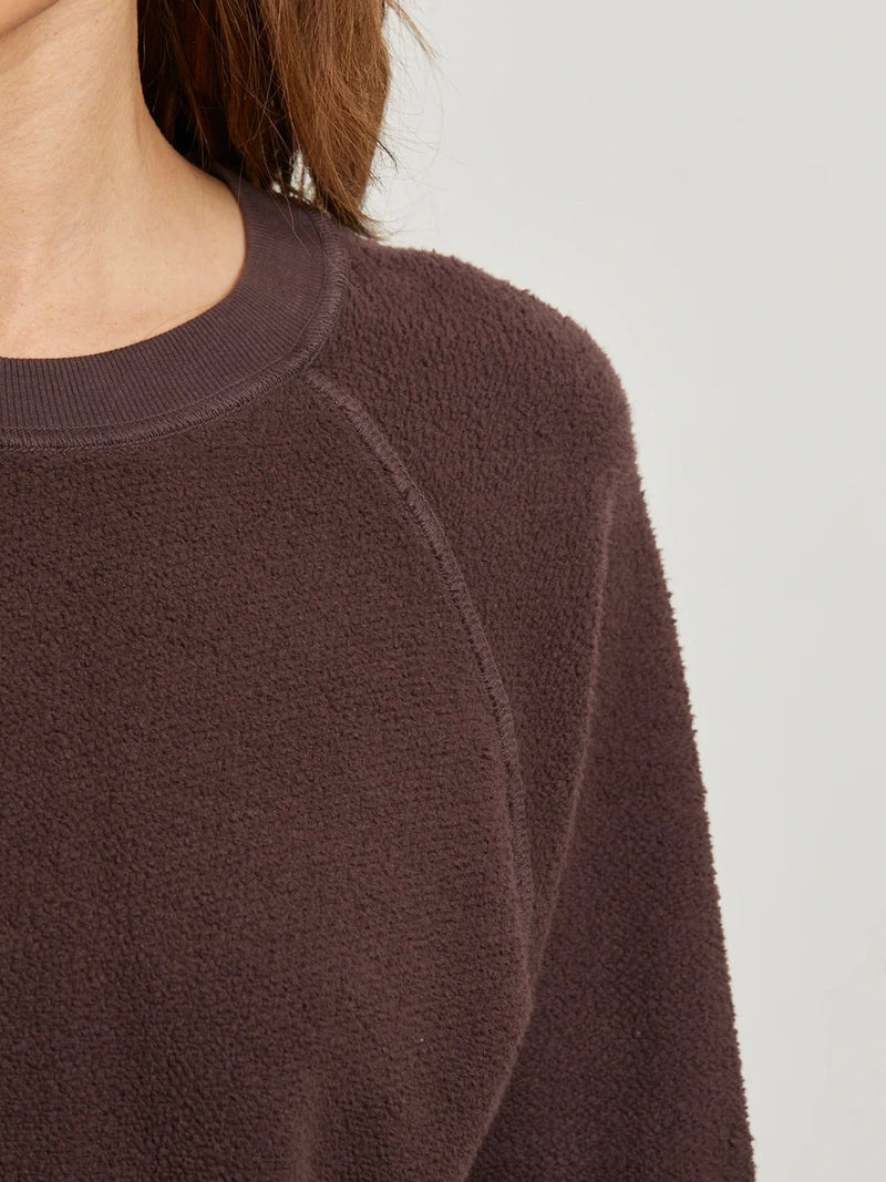 Ziggy Inside Out Sweatshirt in Cocoa Powder