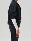 Mirelle Funnel Neck Sweater in Charcoal