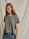 Harley Boxy Crew in Heather Grey