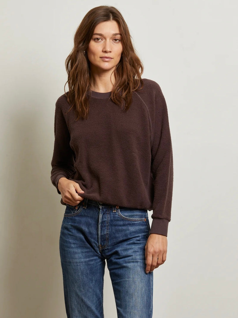 Ziggy Inside Out Sweatshirt in Cocoa Powder