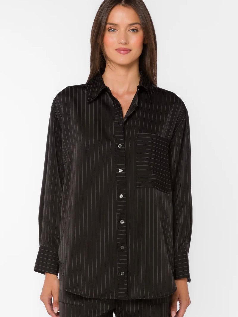 Sutton Pinstripe Button Up