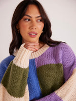 Lawrence Color Block Knit Sweater