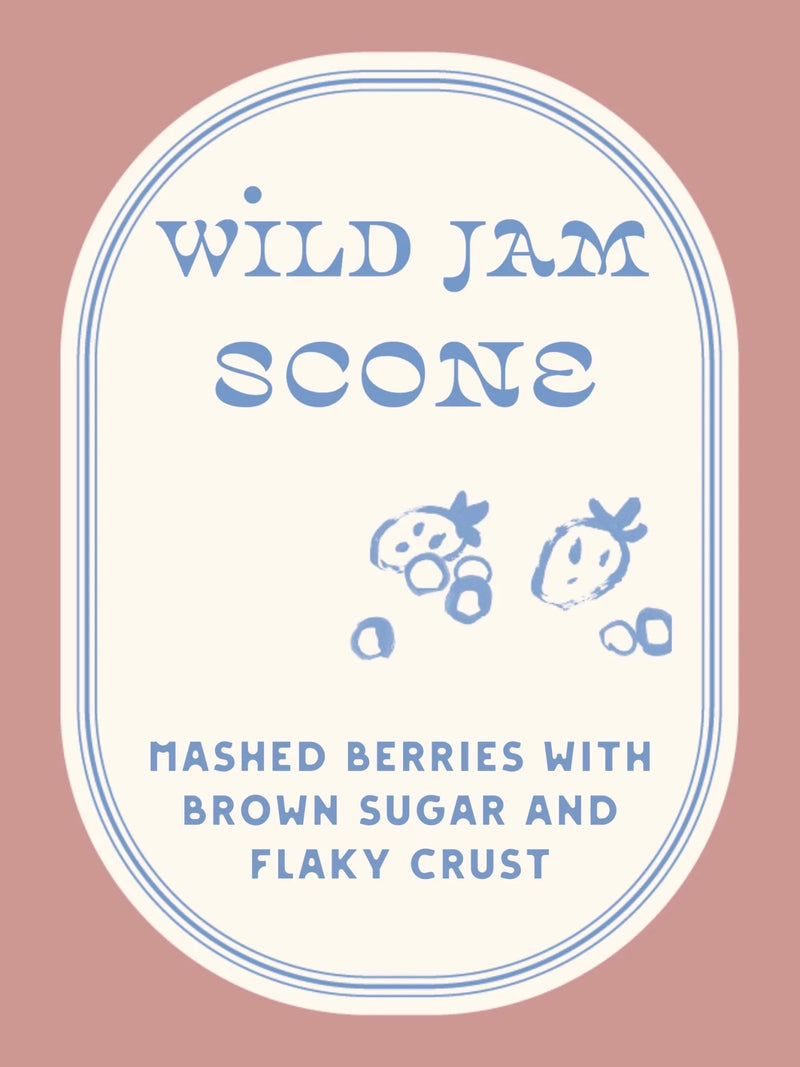 Wild Jam Scone Petite Boxed Ceramic Candle