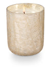 Winter White Small Boxed Crackle Glass Candle