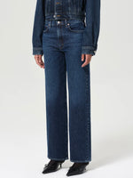 Harper Straight Jean in Echo (Stretch)