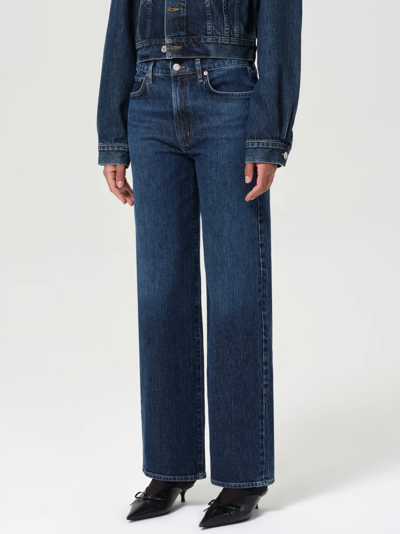 Harper Straight Jean in Echo (Stretch)
