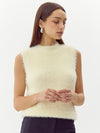 Angie Fuzzy Knit Top