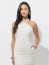 Juniper Pearl Tweed Dress