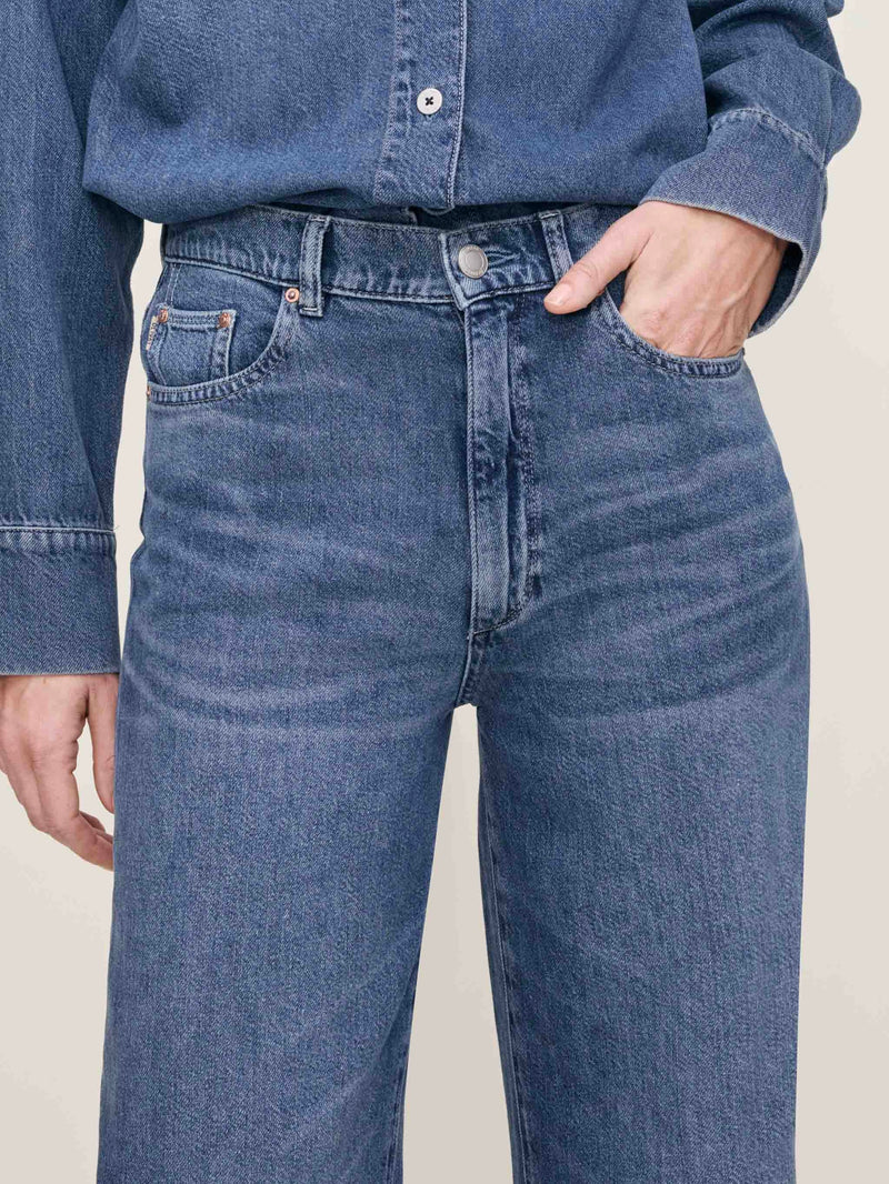 Hepburn Wide Leg in Delray