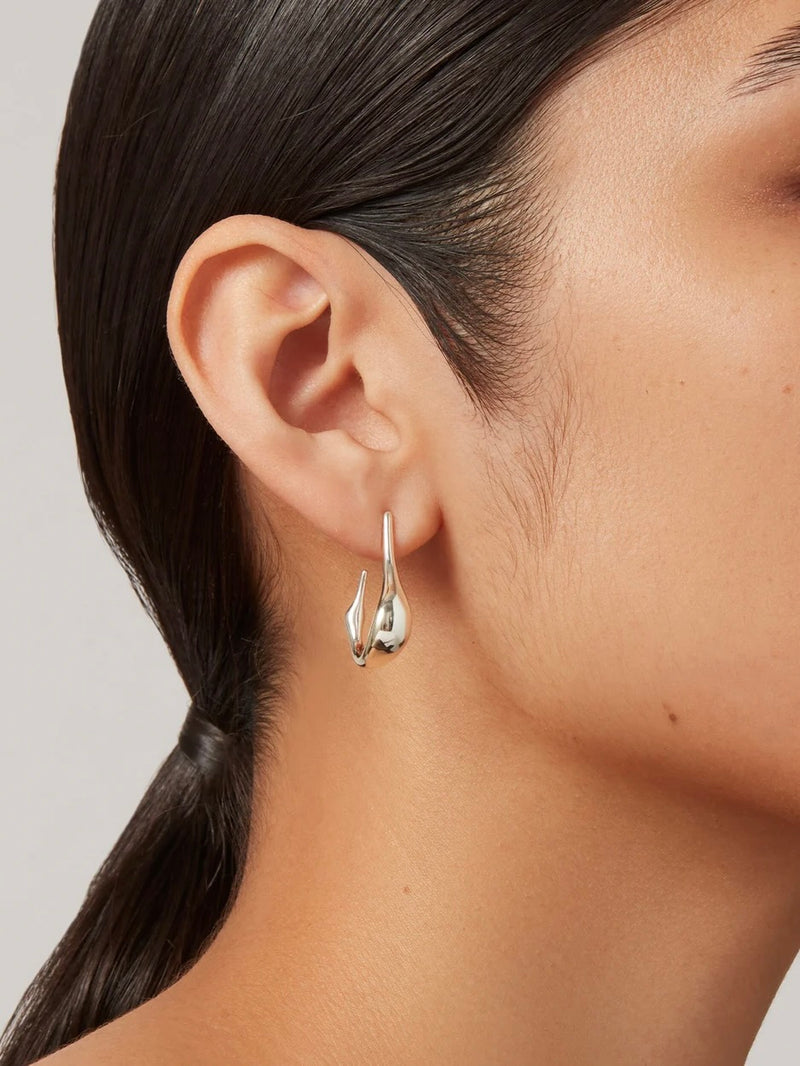 Colette Small Hoops in Silver