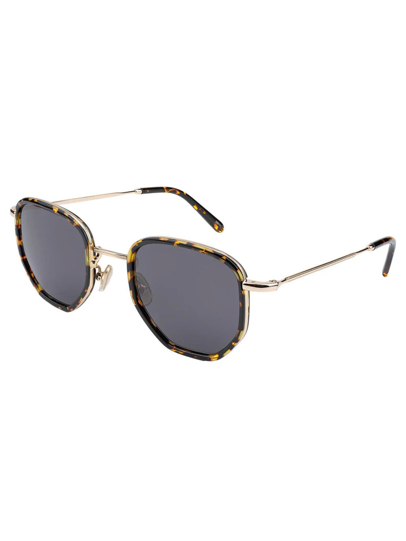 Hunter Ace Sunglasses in Flame/Gold w/ Grey Lenses