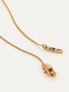Mini Egret Pendant Necklace in Gold