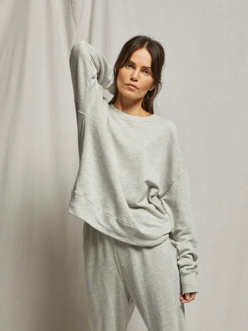 Tyler Pullover Sweatshirt in Heather Grey