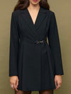 Hilda Buckle Blazer Dress