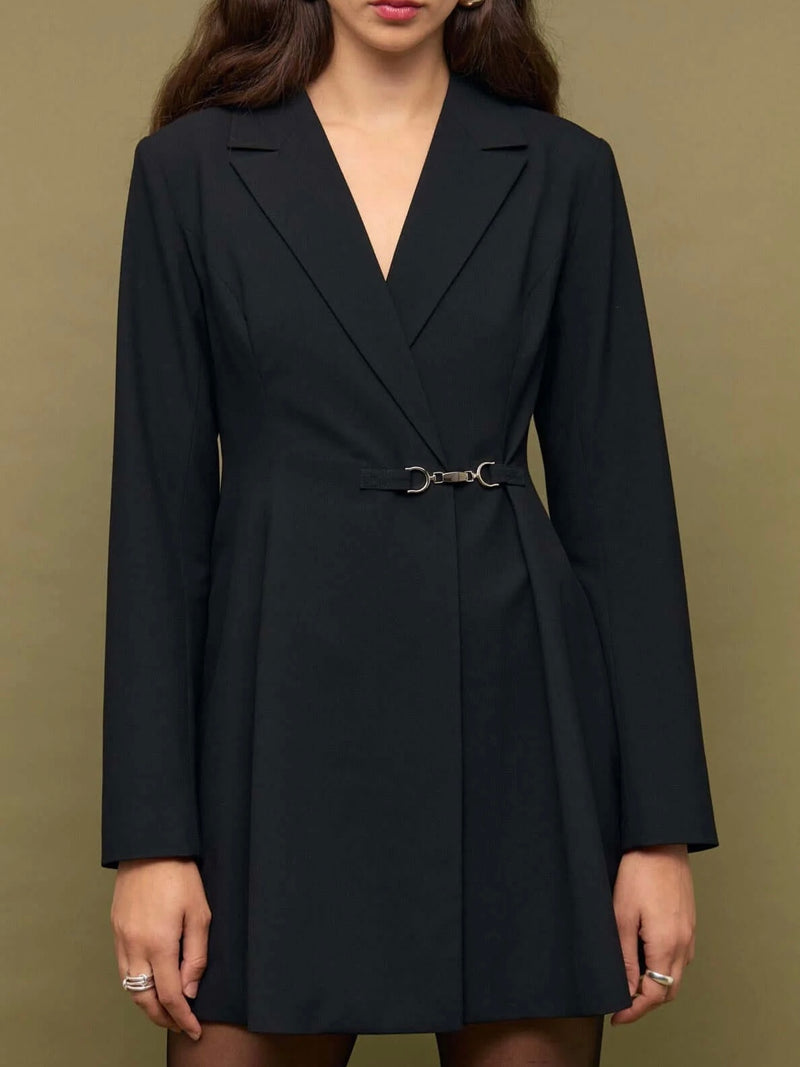 Hilda Buckle Blazer Dress