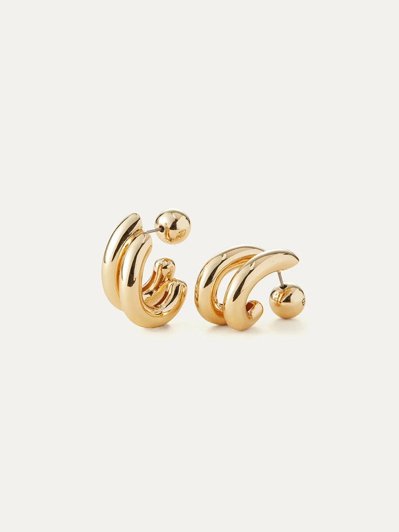 Florence Earrings in Gold