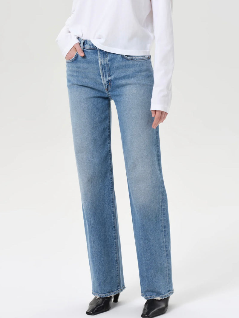 Harper Straight Jean in Forum (Stretch)