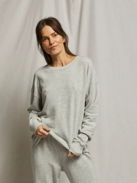 Tyler Pullover Sweatshirt in Heather Grey