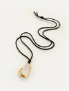 Egret Rope Necklace in Gold