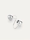 Celeste Mega Earrings in Silver