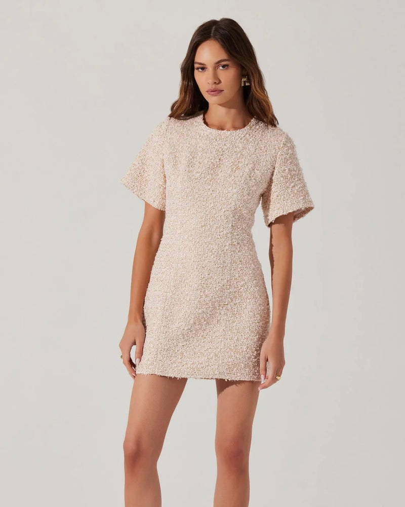 Portilla Tweed Mini Dress
