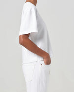 Sulma Drop Shoulder Tee in White