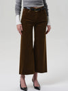 Lyra Wide Leg Crop Corduroy in Manuka