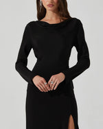 Decima Cowl Neck Maxi Dress