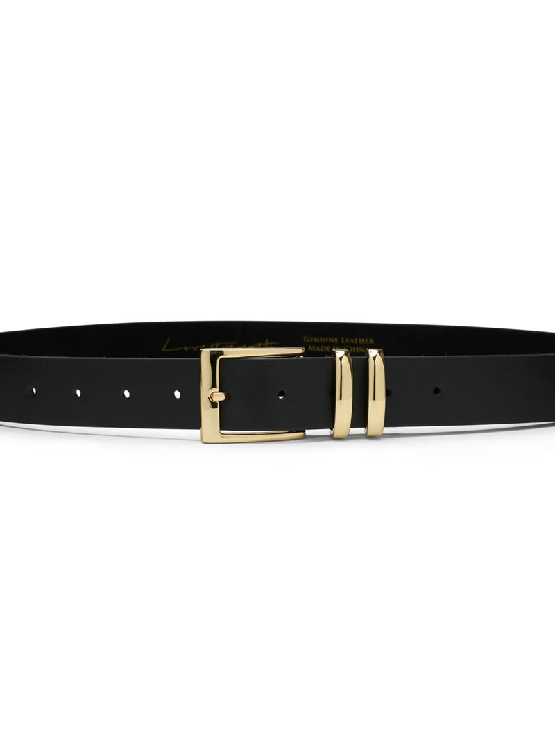Avery Leather Belt in Black