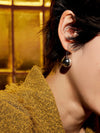 Celeste Mega Earrings in Silver