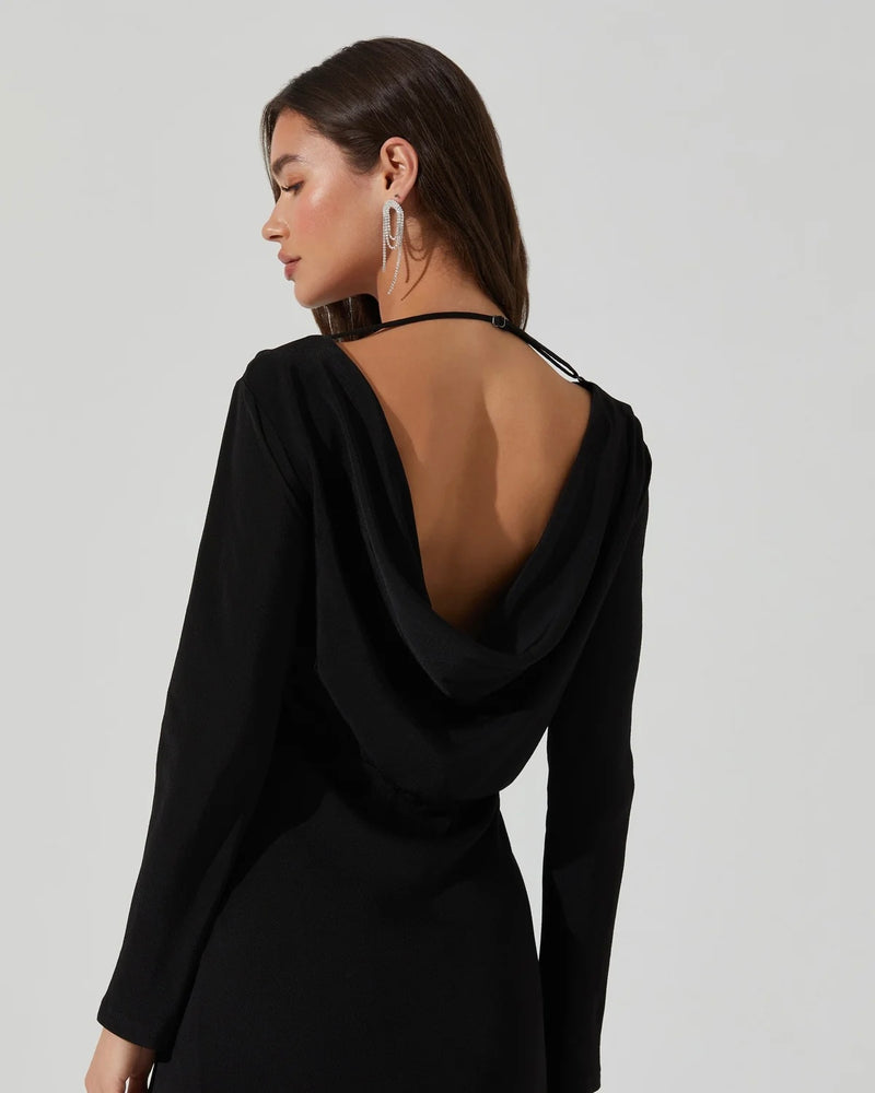 Decima Cowl Neck Maxi Dress