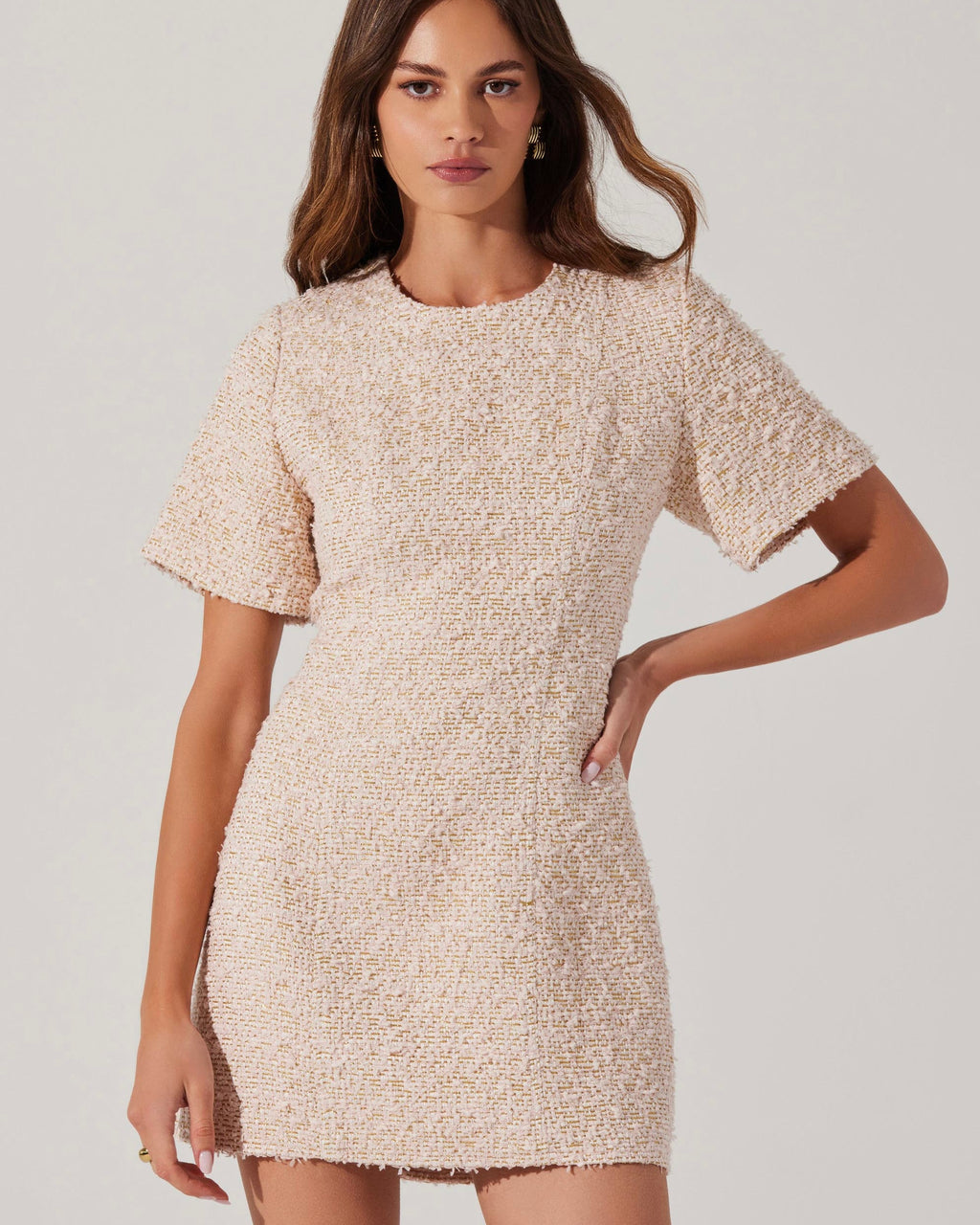 Portilla Tweed Mini Dress