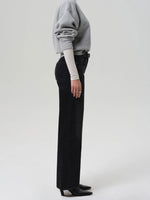 Annina High Rise Wide Leg 33" in Raine