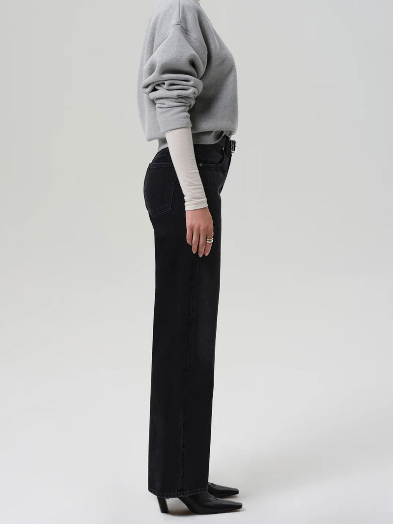 Annina High Rise Wide Leg 33" in Raine