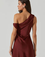 Orissa One Shoulder Drape Dress