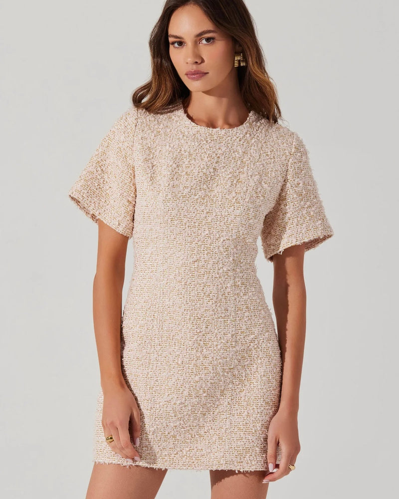 Portilla Tweed Mini Dress