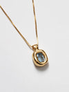 Freya Necklace in Blue and Gold