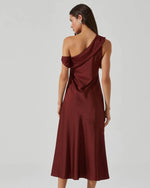 Orissa One Shoulder Drape Dress