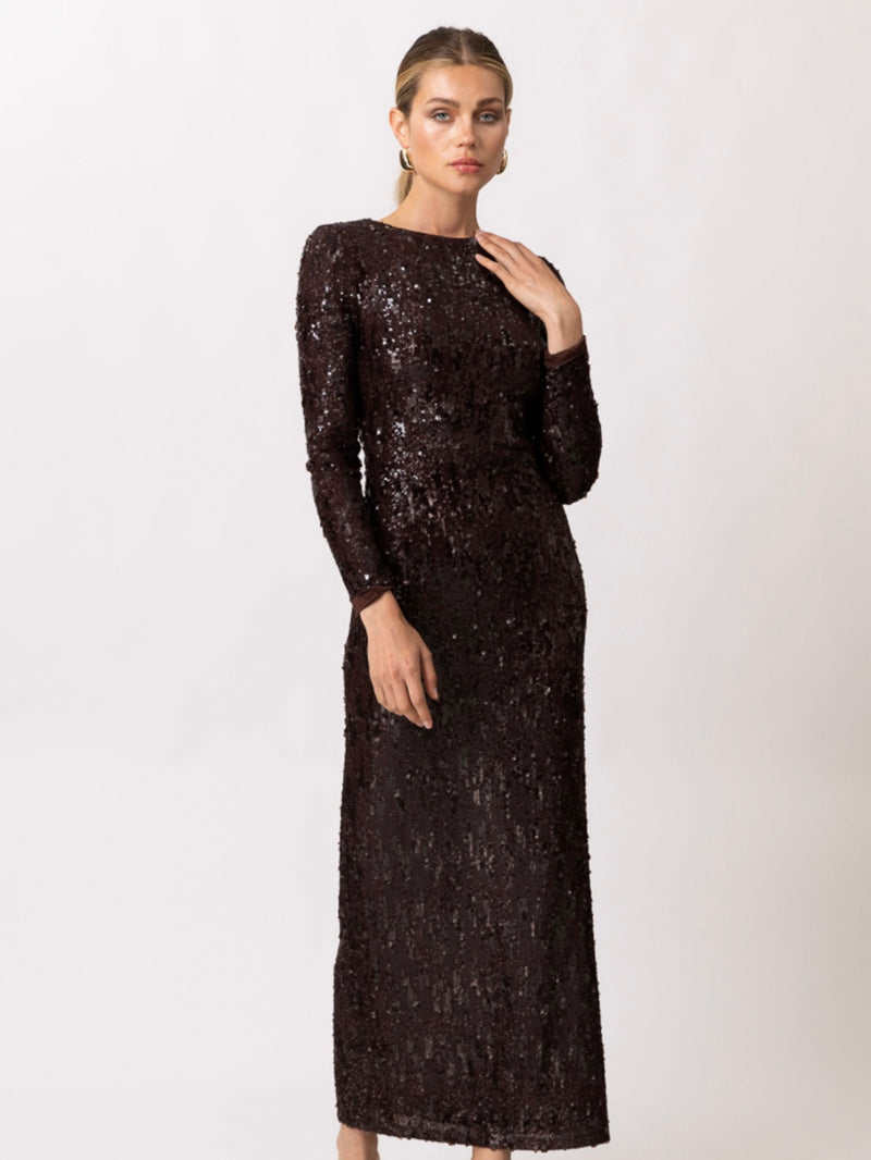 Chelsea Sequins Maxi Dress