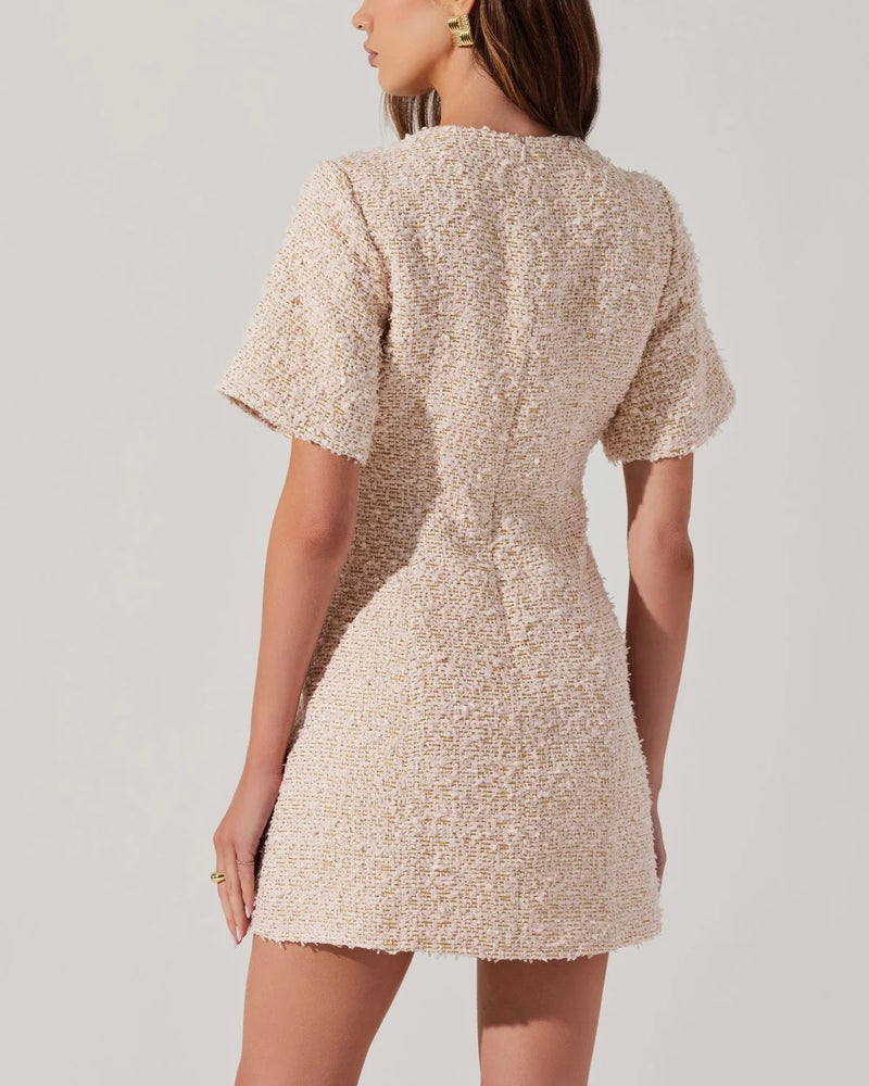 Portilla Tweed Mini Dress