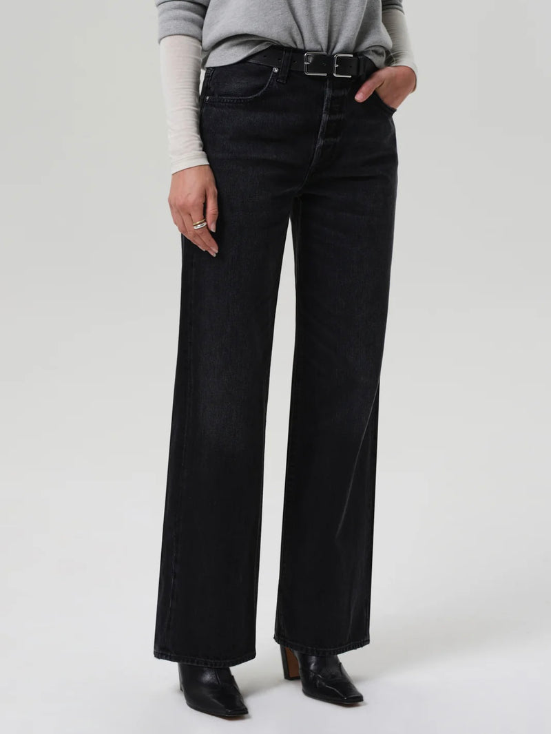 Annina High Rise Wide Leg 33" in Raine