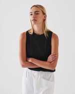 Iconic Boyfriend Tank in Black
